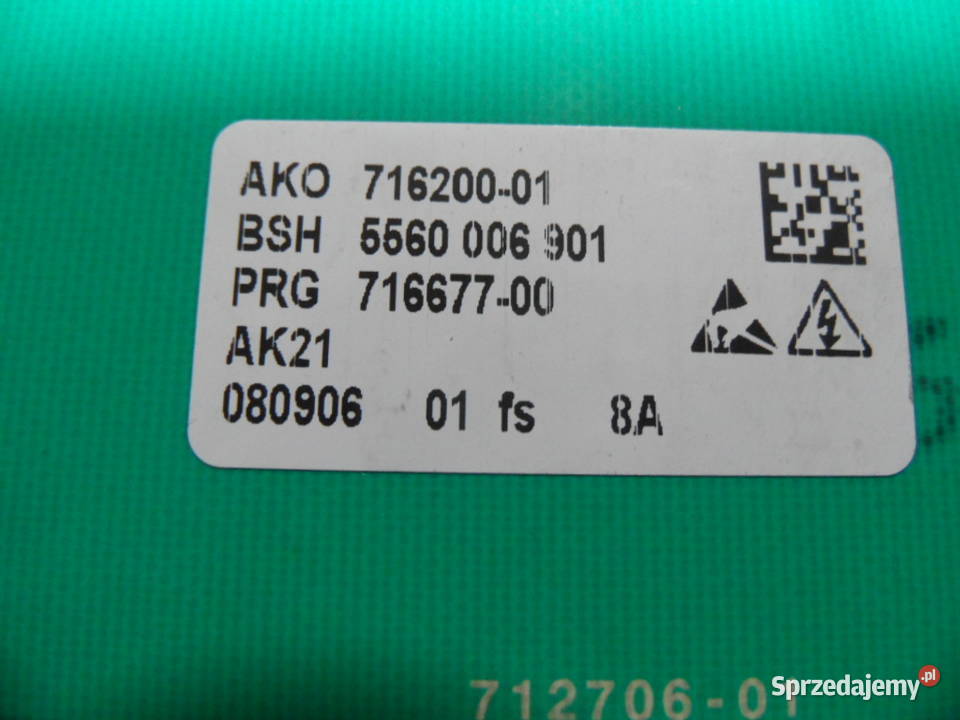 programator pralki siemens WM10A27RPL Części i Akcesoria świętokrzyskie