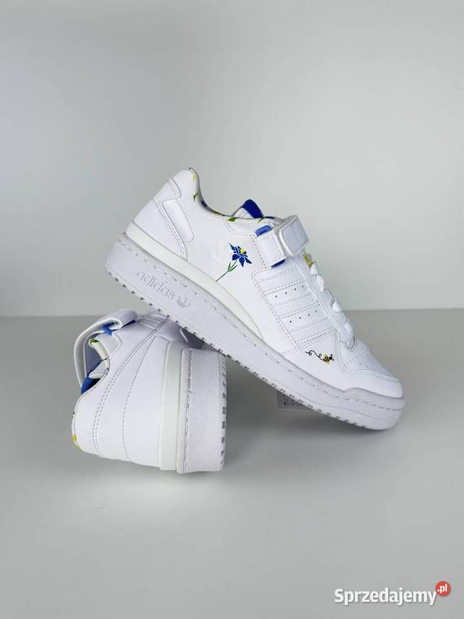 Adidas Forum Low J r38 23 HP6245 białe sneakersy lubelskie Krasnystaw