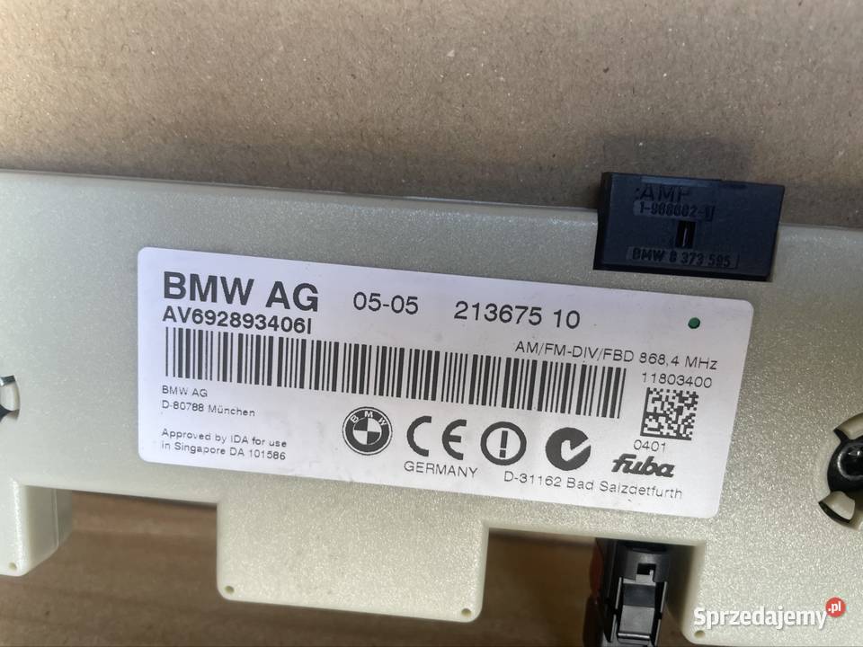 6928934 moduł wzmacniacz diversity bmw 3 e90 e91 Komputery zachodniopomorskie Szczecin