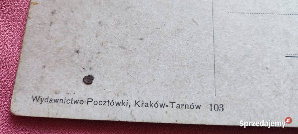 Pocztówka Przebacz scenka dworska 1920r Wrocław