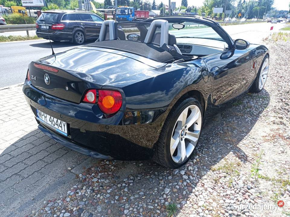 Suuper BMW Z4 22r6 zamiana bezwypadkowy Rok produkcji 2004 Pruszków sprzedam