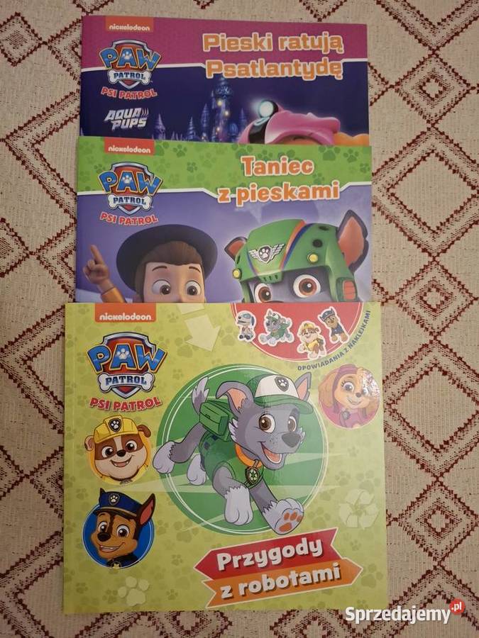 Psi patrol książeczki 6 sprzedam