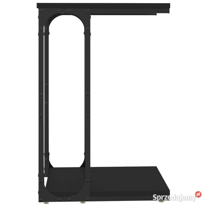 Stolik boczny czarny 40x30x60 materiał Stoły mazowieckie Warszawa