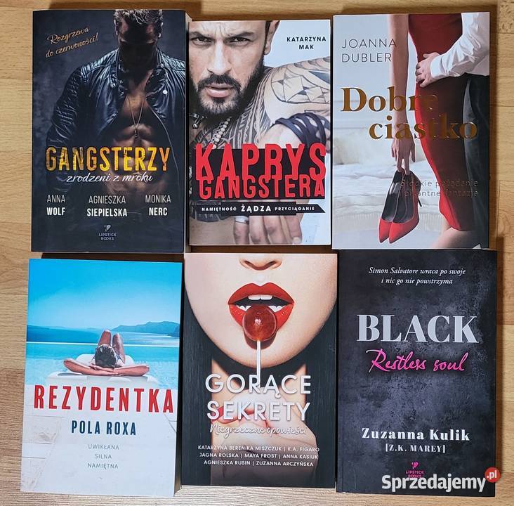 Lipstick Books Wolf Siepielska Nerc Mak Dubler mazowieckie Ząbki