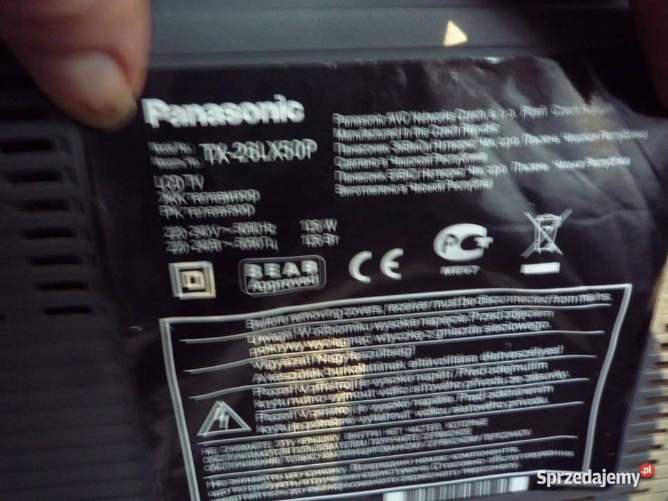 telewizor panasonic tx26lx50p Panasonic Telewizory Chmiel