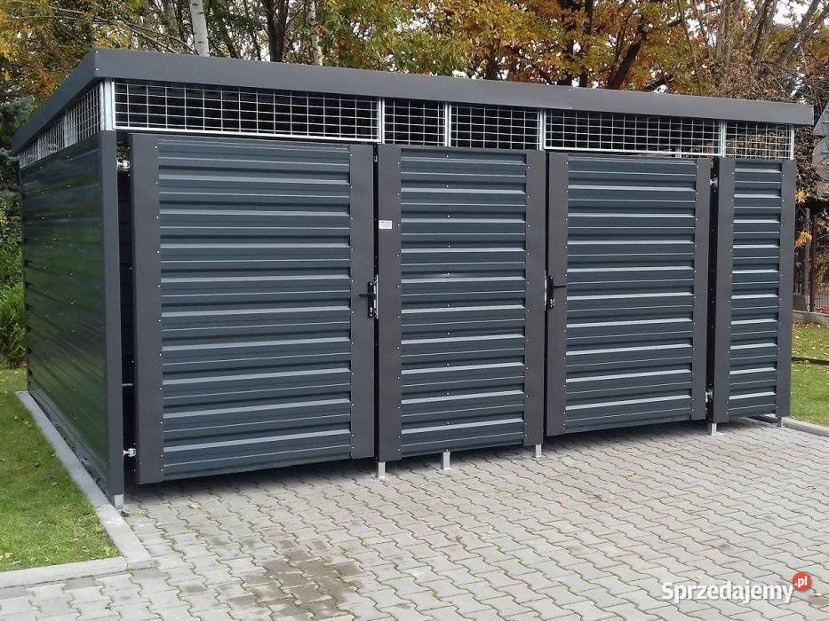 Wiata śmietnikowa na wymiar PRODUCENT Architektura ogrodowa Kąty Wrocławskie