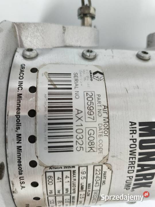 Zespół silnika powietrznego do Pompa GRACO Gorzów Wielkopolski