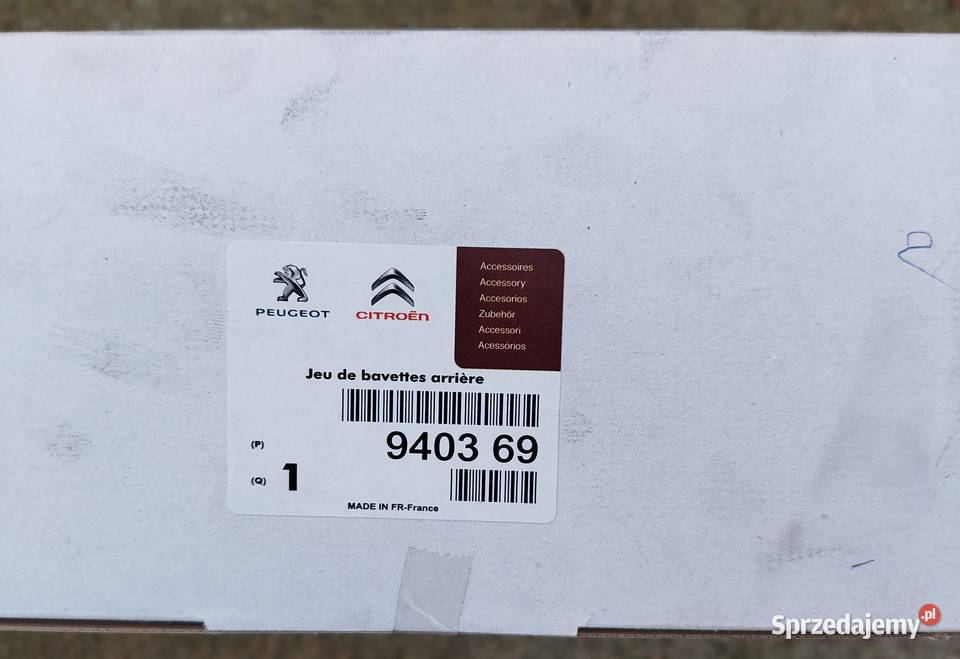 Chłapacze Citroen C3 A51 tył 940369