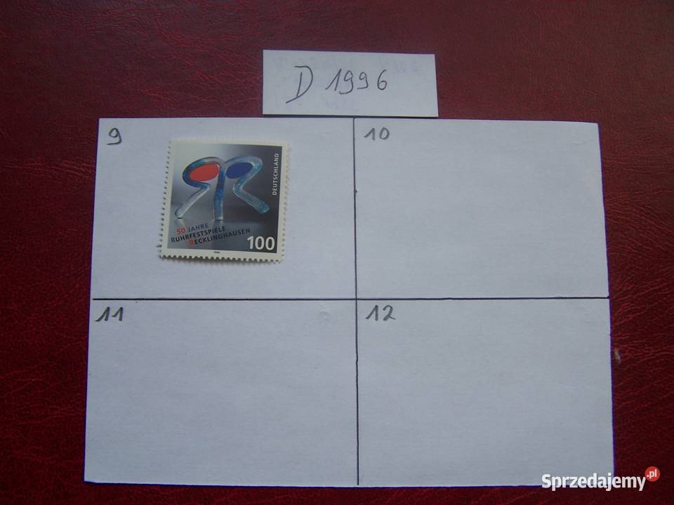 Niemcy 1996 MNH Znaczki z roczników WYBIERAJ Tychy
