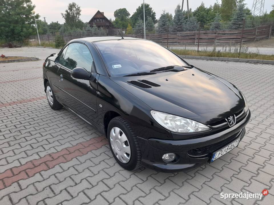 Peugeot 206 CC16 nieuszkodzony lubelskie Lubartów
