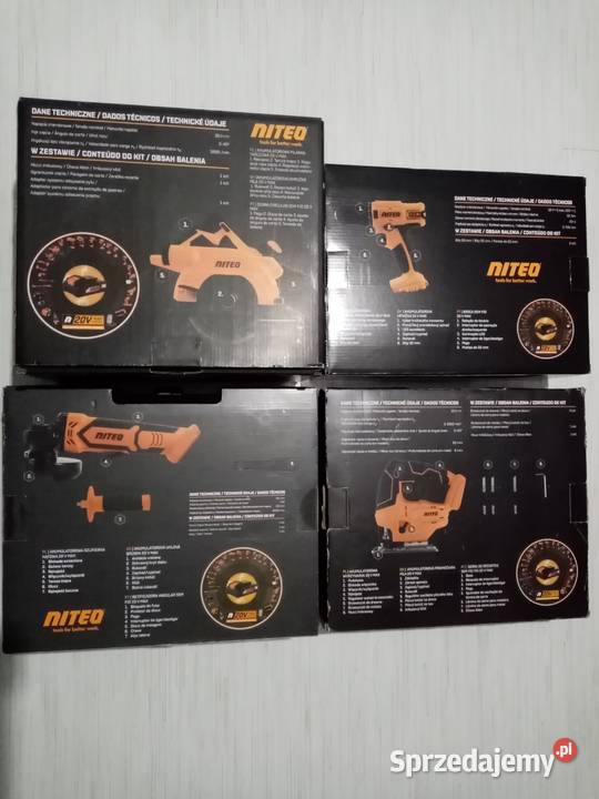 Zestaw elektronarzędzi akumulatorowych 4 Nowe małopolskie