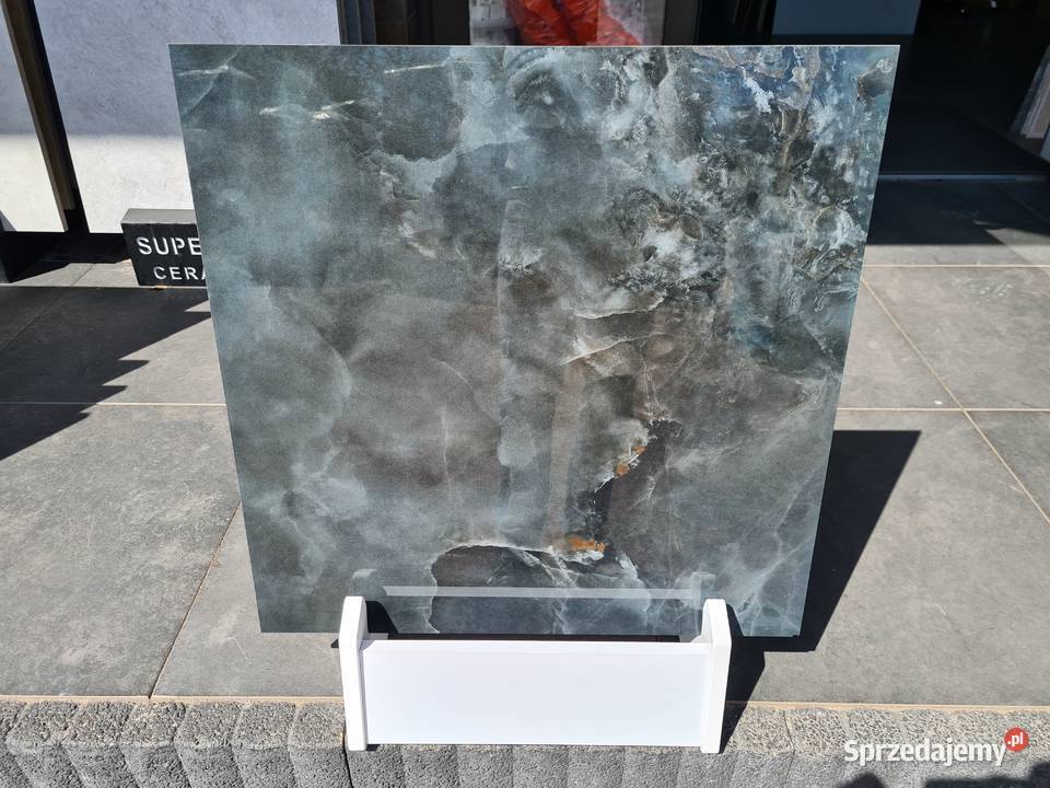 PŁYTKA gres AQUAMARINE BLACK POLER 598X598 GAT 2 Opoczno