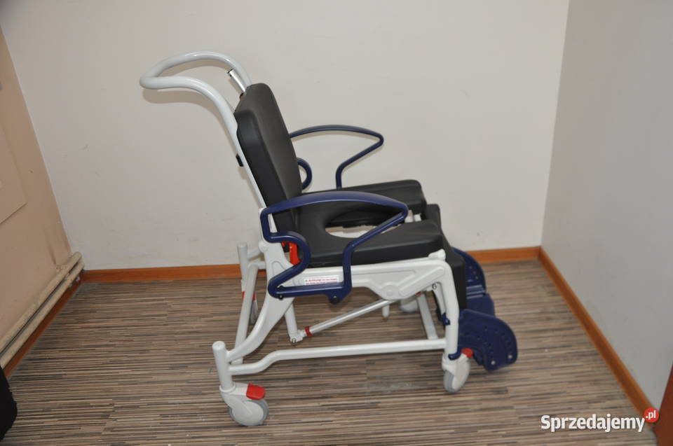 Wózek toaletowy kąpielowy prysznicowy kładziony Sprzęt rehabilitacyjny i ortopedyczny Pabianice