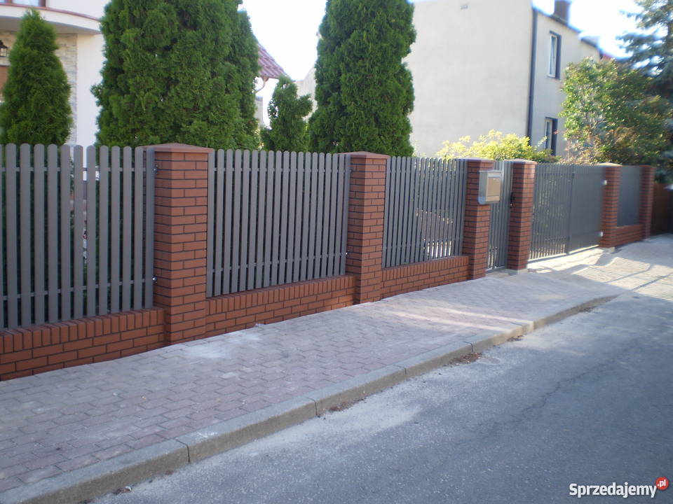 Ogrodzenia ala klinkier słupki murki daszkikonin