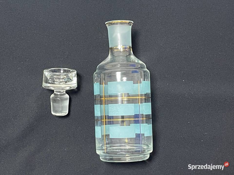 Stara karafka butelka Hortensja PRL Stara zachodniopomorskie Kołobrzeg sprzedam