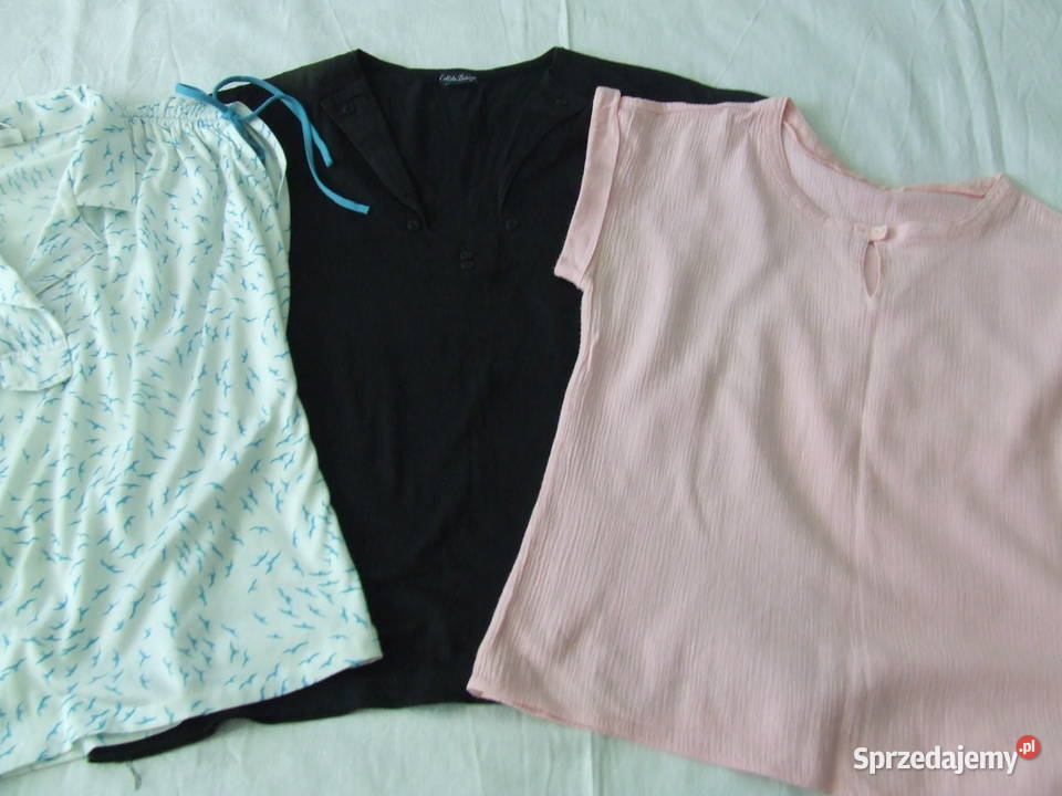 Bluzeczka czarna Collete Desingn biała CA różowa Oborniki Śląskie sprzedam