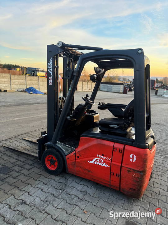 wózek widłowy elektryczny LINDE E16C Triplex 46m Działoszyn sprzedam