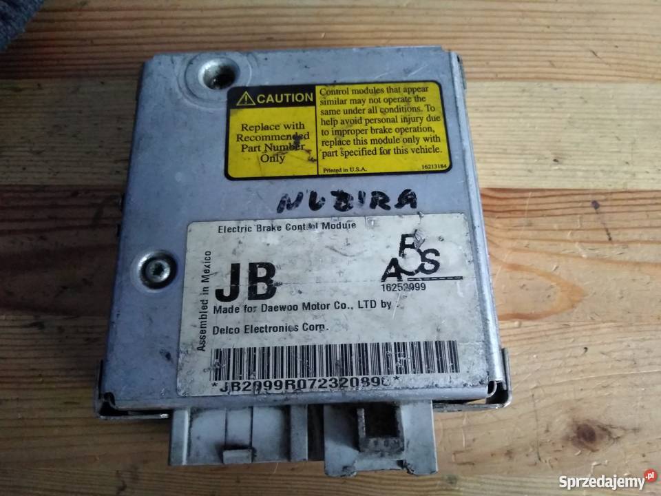 Sterownik ABS Daewoo Nubira 16253999 Margonin