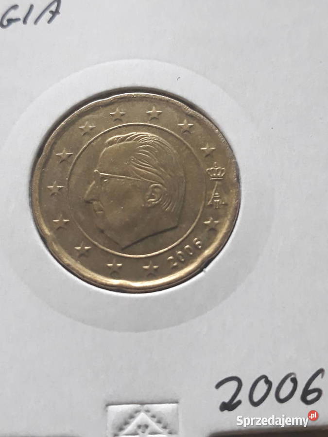 20 Eurocentów Belgia 2002 r 2006 r 2008 r wielkopolskie Konin