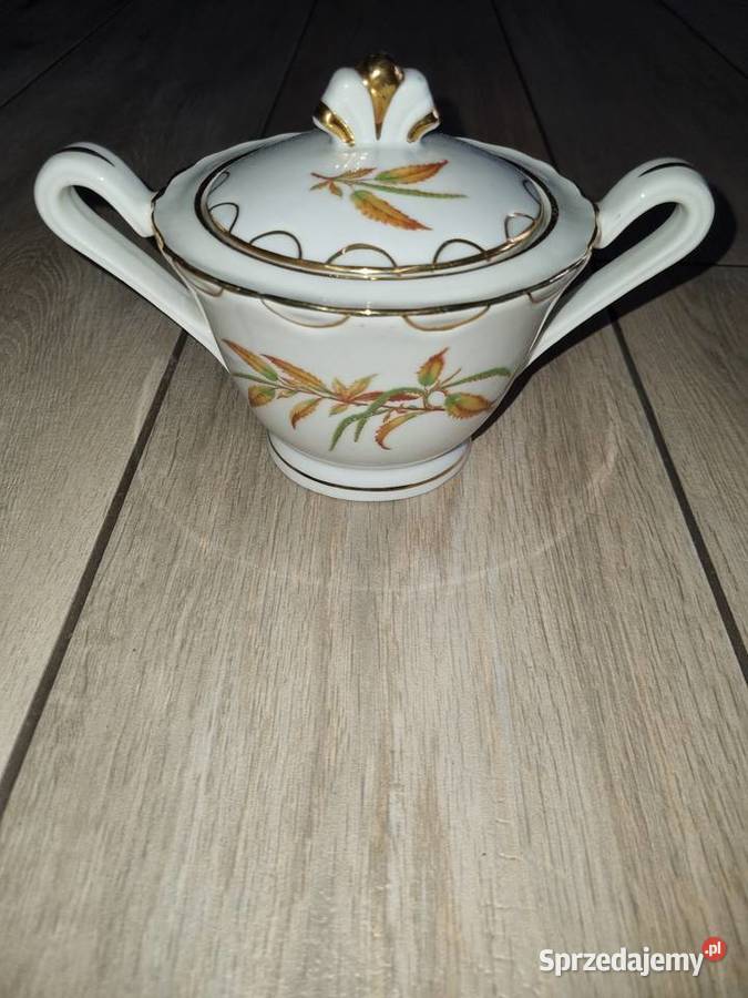 Serwis kawowy 11 osób Porcelana Francuska Wola Podłężna