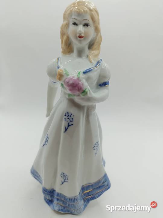 Figurka dziewczyna blondyna w długiej sukni z sprzedam