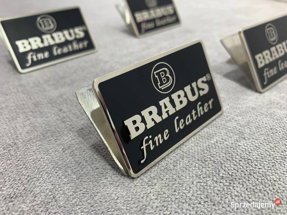 Emblematy Znaczek Brabus w fotele zestaw Chełm