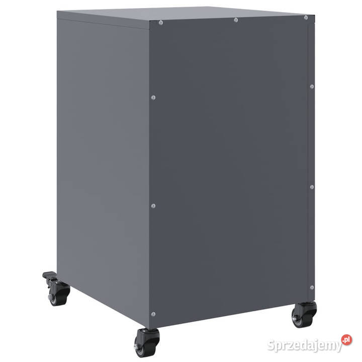 Szafka nocna antracytowa 36x39x59 stal WM846730 Warszawa