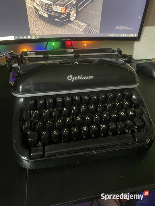 Maszyna do pisania Optima Elite 3 Antyki Lwówek Śląski sprzedam