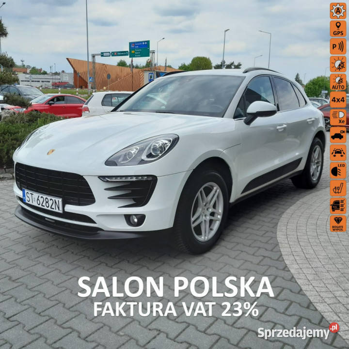 Porsche Macan 4x4 podgrz fot kamera led navi Rok produkcji 2018 Żory