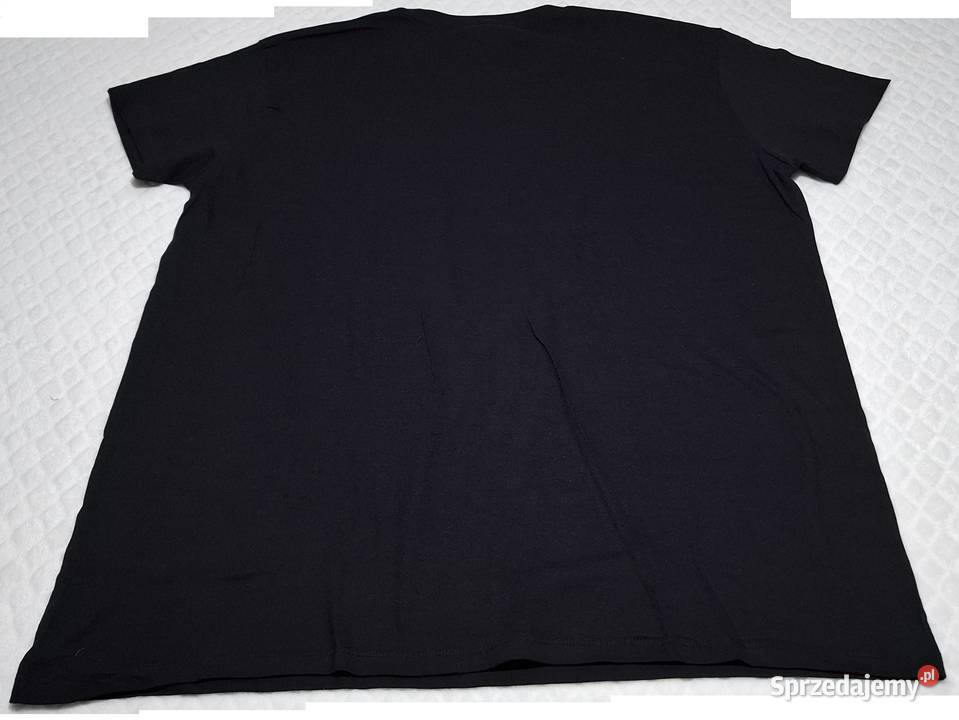 Koszulka krótki rękaw Tshirt czarna Amazon Sols Czeladź