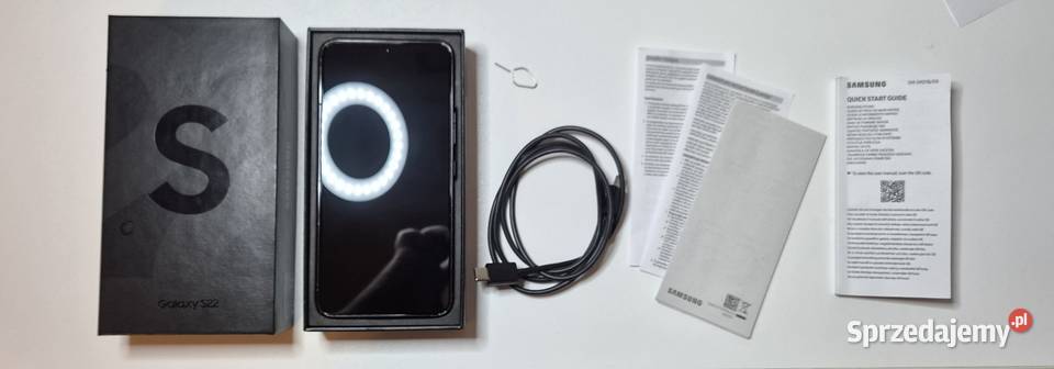 Na sprzSamsung Galaxy S22 8256GB Zestaw Pudełko Telefony komórkowe Warszawa
