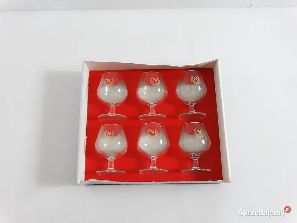 Vintage Luminarc Zestaw 6 Koniakówek Napoleon Biłgoraj