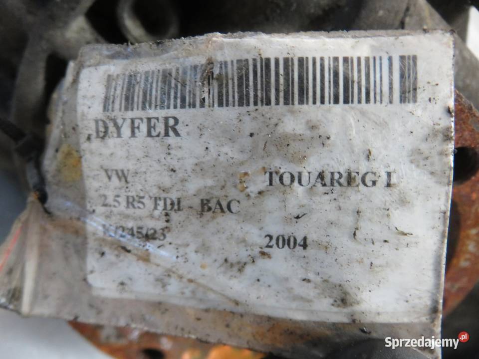 DYFER VW TOUAREG I 25 R5 TDI 2DRM99038 Dyferencjały małopolskie