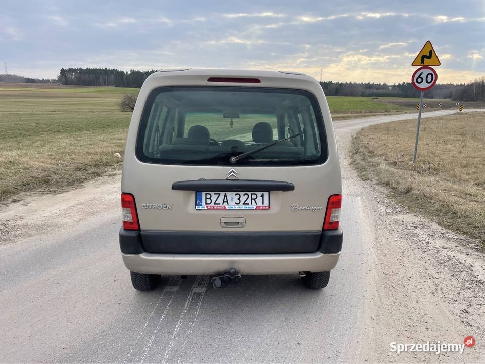 Citroen berlingo 16hdi 5os 2007r Klima Hak podlaskie Rutki-Kossaki