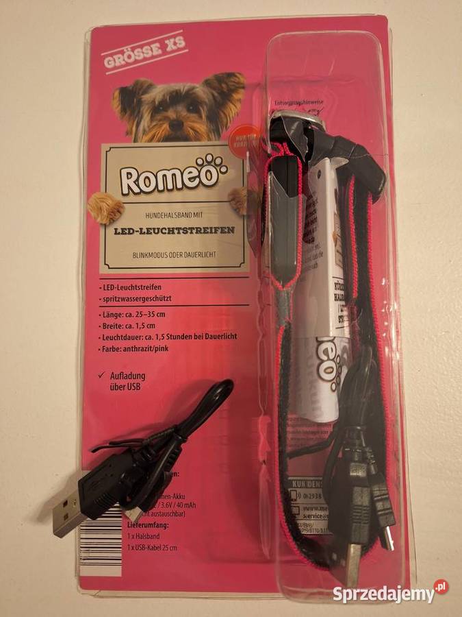 Obroża świecąca led usb Skarżysko-Kamienna