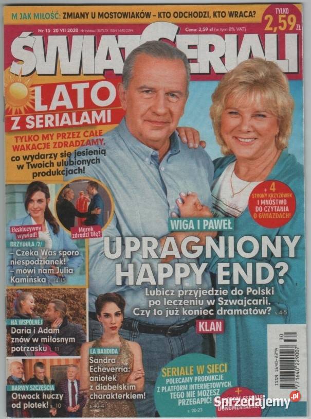 CZASOPISMA PRASA ŚWIAT SERIALI 2020 WYPRZEDAŻ Bydgoszcz