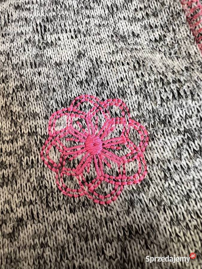 Polar sweter kurtka szary melanż różowy HIT Jasło sprzedam