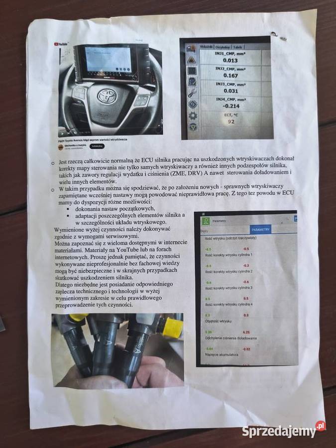 Wtryskiwacze DENSO diesel Jodłowa