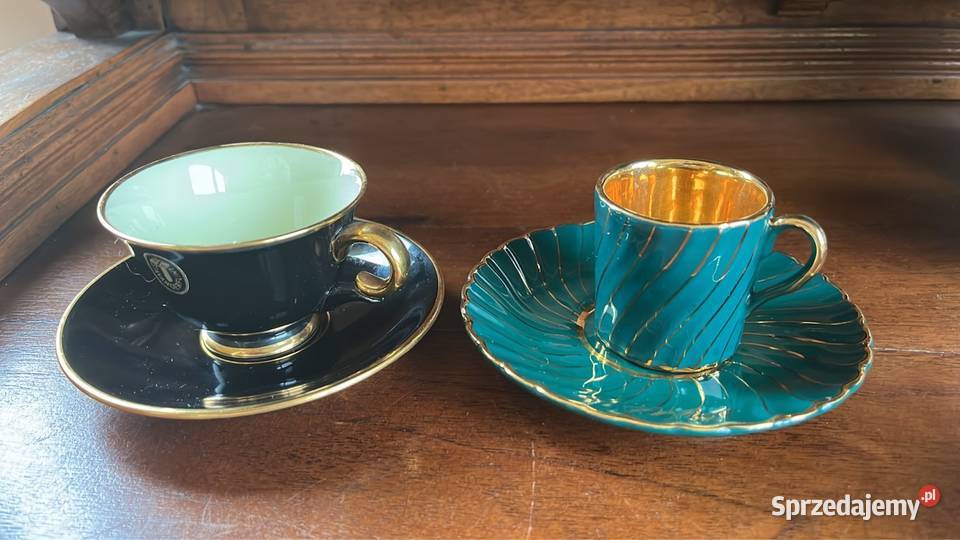 Filiżanka do espresso Sygnatura Złoto spiralnie Gdańsk