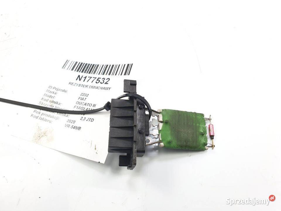 REZYSTOR DMUCHAWY FIAT DUCATO III L3H2 2020R Lipno