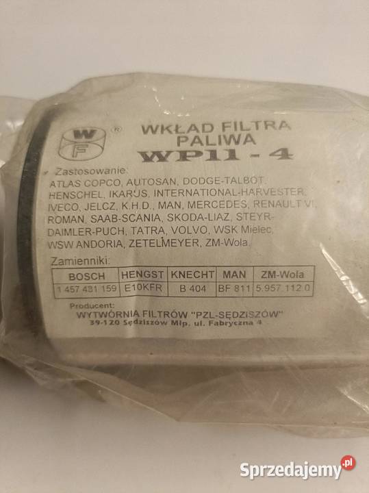 Drogmoller Mercedes Neoplan Setra WKŁAD FILTRA Rudka