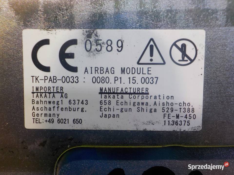 HONDA INSIGHT II 09r 13 IMA HB 5D AIRBAG Suków