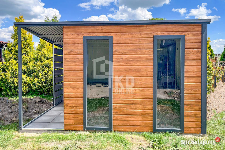Schowek Domek ogrodowy 2x3m wiata 1m Drzwi 2x Żnin