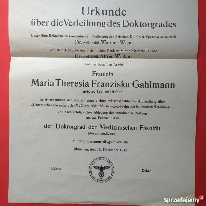 158 Niemiecki Certyfikat zachodniopomorskie