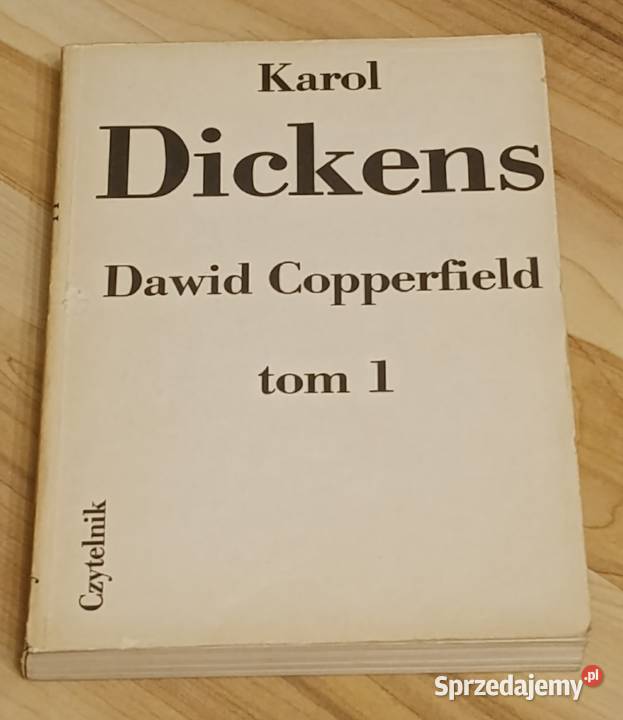 Karol Dickens Dawid Copperfield tom 1 miękka mazowieckie Siedlce