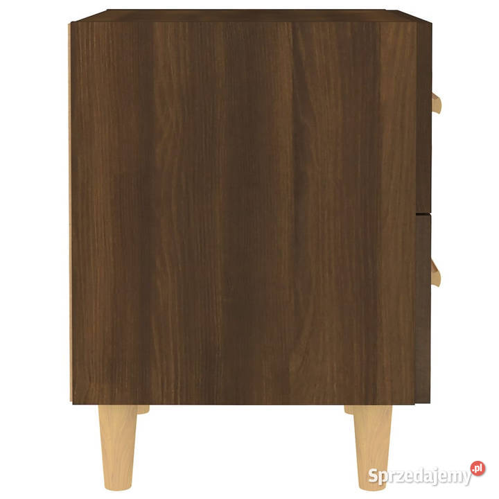 Szafki nocne 2 brązowy dąb 40x35x475 WM817290 Warszawa