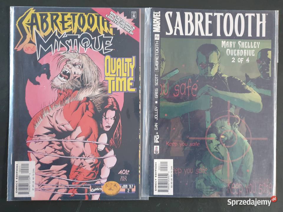 Sabretooth zestaw 6 komiksów Marvel USA pomorskie Gdynia