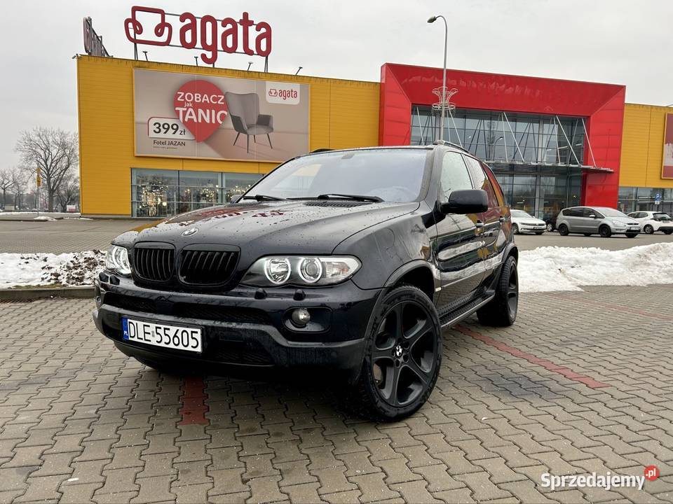 BMW X5 E53 30d 218 Wersja Sport 20 Skóra karmel isofix dolnośląskie