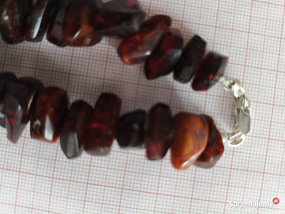 Naszyjnik Bursztyn Vintage