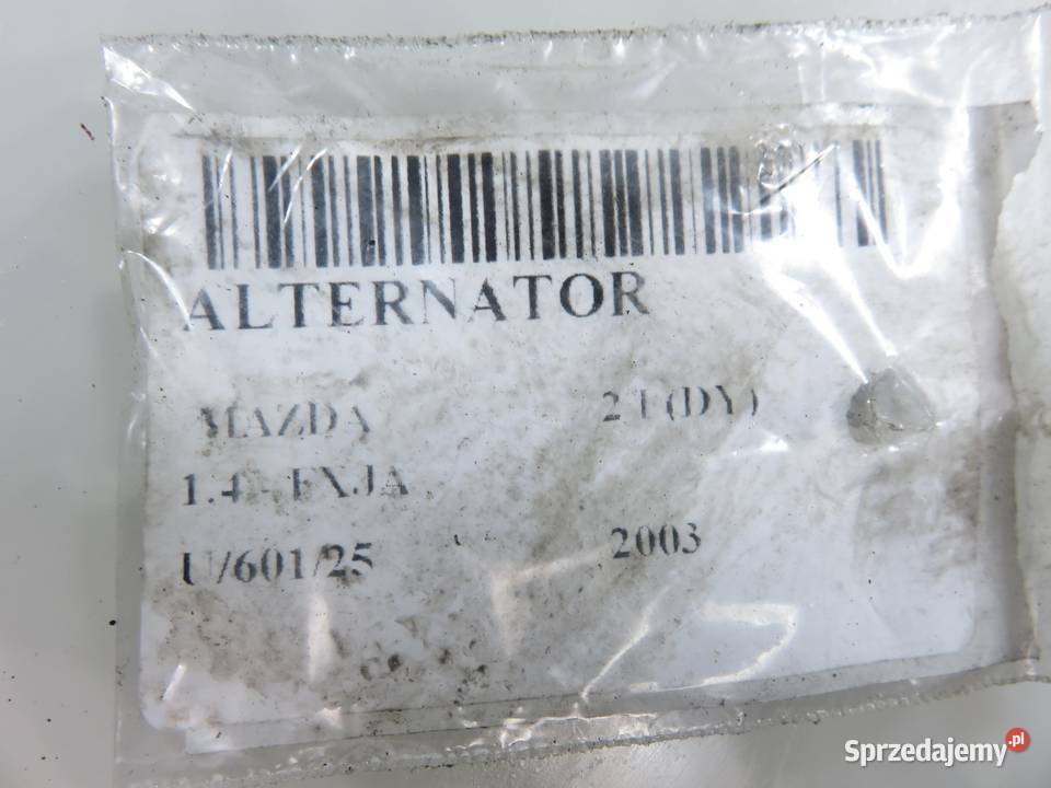 ALTERNATOR MAZDA 2 I DY 14 FXJA 2S6T10300CB